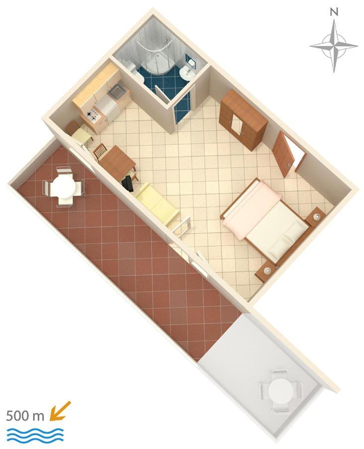 Apartments With A Parking Space Vodice - 6178 Bagian luar foto